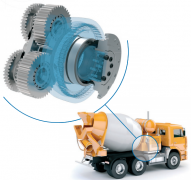 ZKL bearings for mixer truck gearboxes